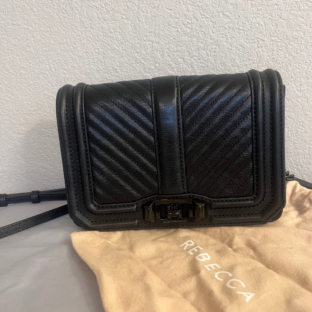 Black Quilted Rebecca Minkoff Crossbody